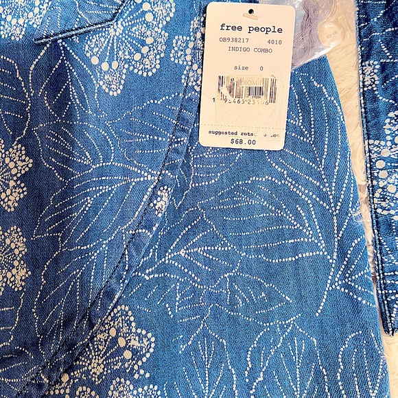 Free People wrap mini skirt (NWT) - Picture 9 of 9